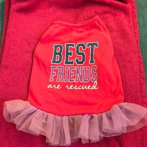 Luv a pet best friends are rescued dress